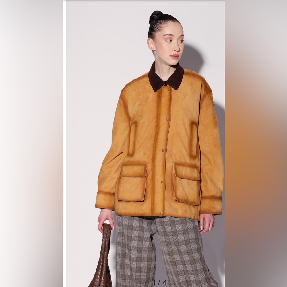 WALTER BAKER BRADLEY SUEDE BARN JACKET CIDER SZ SMALL